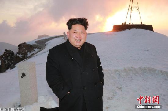 资料图：朝鲜最高领导人金正恩。