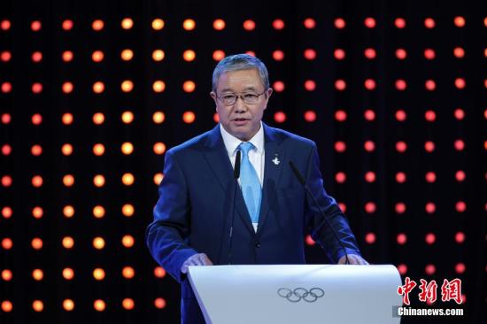 资料图:国际奥委会副主席、2022年北京冬奥会和冬残奥会组织委员会副主席于再清。(<a target='_blank' href='http://www.chinanews.com/'>中新社</a>发 杜洋 摄) 资料图:国际奥委会副主席、2022年北京冬奥会和冬残奥会组织委员会副主席于再清。(中新社发 杜洋 摄)