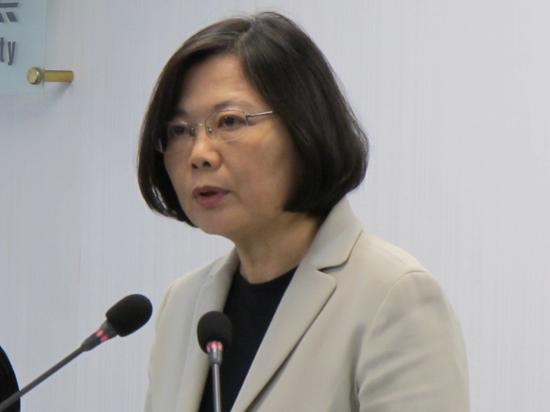 蔡英文上任不到两年，民调显示民进党出现2014以来最大的危机。图片来自台湾媒体。