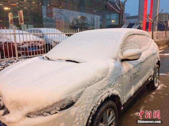 资料图:安徽经历风雪降温天气。黄娟 摄