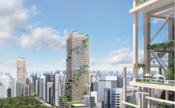 世界上最高木制摩天大楼将于2041年在东京建成