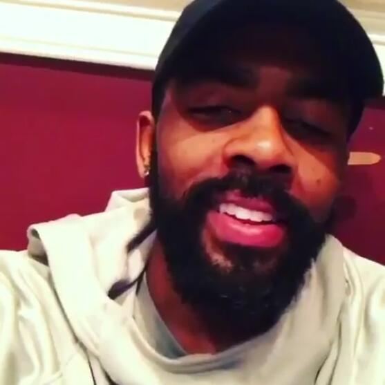 欧文晒视频为kyrie 4的发布做预热