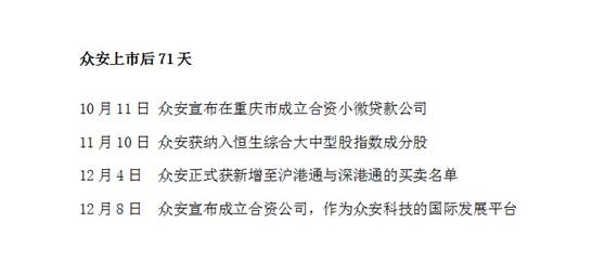 上市不足两月即纳入港股通 众安的投资价值究