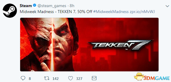 《铁拳7》Steam半价优惠地产新闻开启 特别好评的格斗游戏