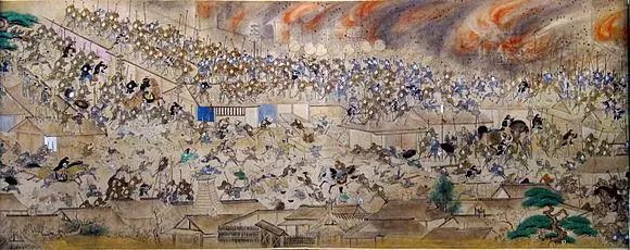 1657年，发生在江户的明历大火是世界三大火灾之一。烧毁了三分之二的江户城，烧死了三分之一的人口（约10.7万人）
