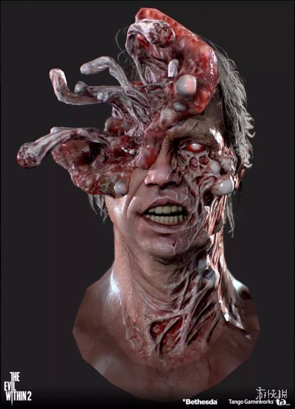 《恶灵附身2》畸形怪物设定图公布 恶心恐怖太