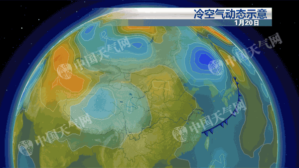 中国天气网:华北今夜起降雪 中东部迎雨雪气温骤降