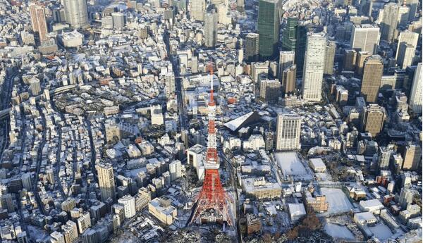 日本大雪造成1死400余伤 东京积雪曾至21厘米