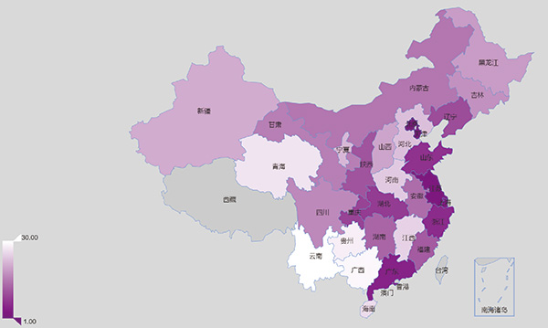 津浙苏渝陕粤鄂闽位列前十|可持续发展|中证环