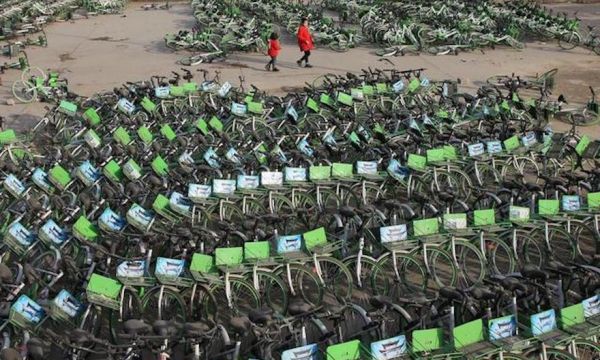 牛拜共享单车被弃路边 押金难退疑似倒闭|共享
