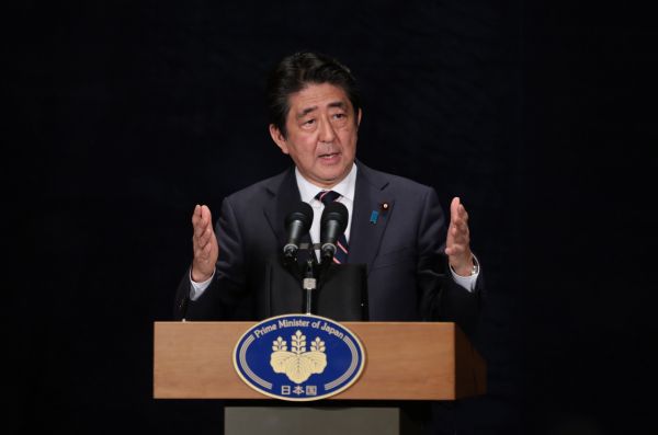 资料图:安倍。新华社记者 才扬 摄