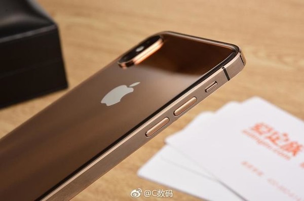 iPhone X古铜色定制版开箱 13888买吗?|苹果|古铜色|边框_新浪科技