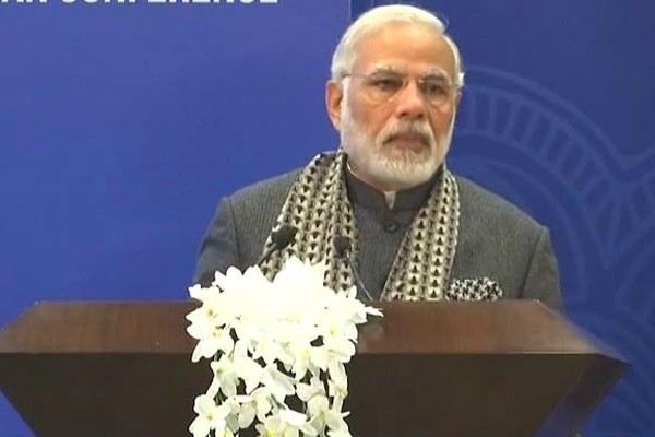 印度总理莫迪(图片来源:印度新德里电视台)
