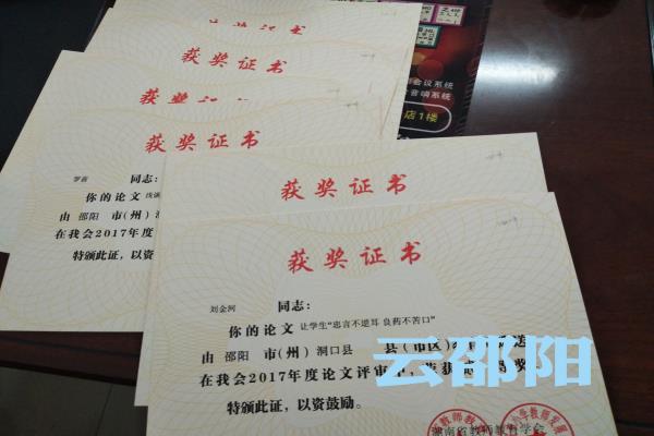 洞口四中19名青年教师喜获省级奖励