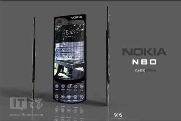 诺基亚N80概念机亮相:经典滑盖设计复刻