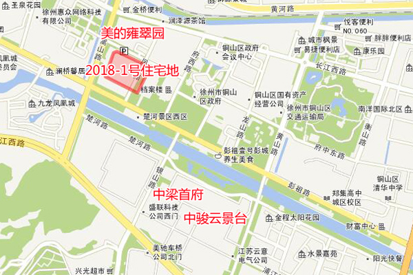 铜山区2018年首批10宗地挂牌 优质住宅地块无