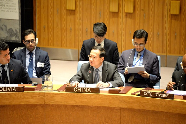 中国常驻联合国代表重申政治解决是叙利亚问题