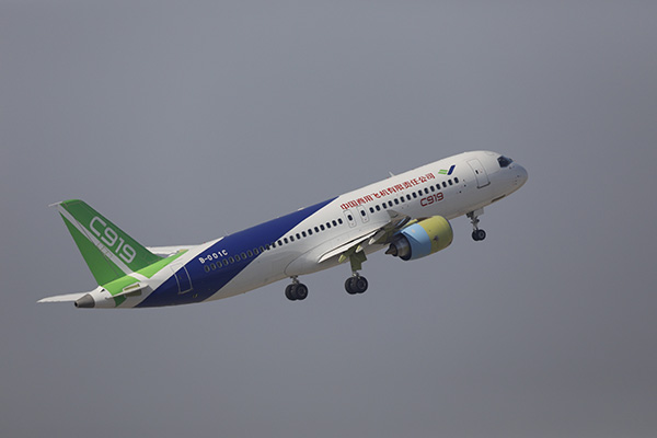 C919大飞机新春再出发：今年102架机将适航取证试飞