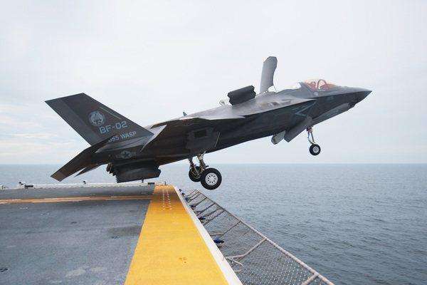  图为F-35B战斗机