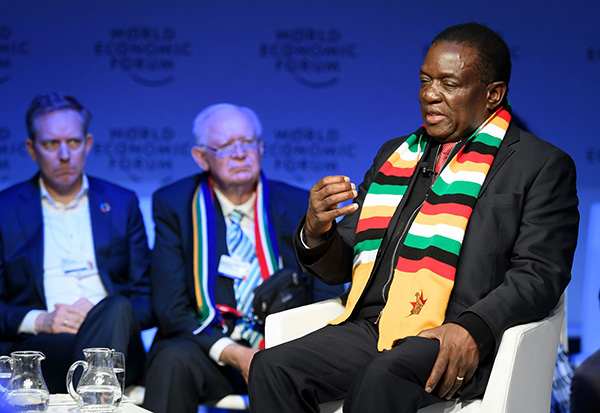 2018达沃斯|津巴布韦总统谈后穆加贝时代:将加