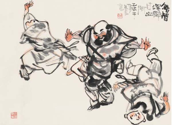 正月十六敲起“水墨锣鼓”：上海展百年来戏曲人物画名家画作