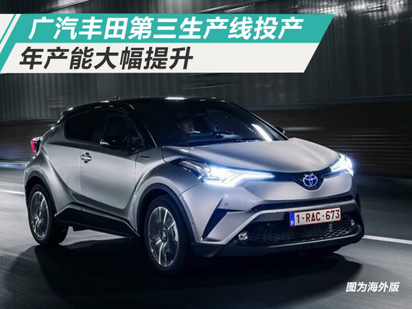 广汽丰田年产能劲增58% 将投产全新小型SUV