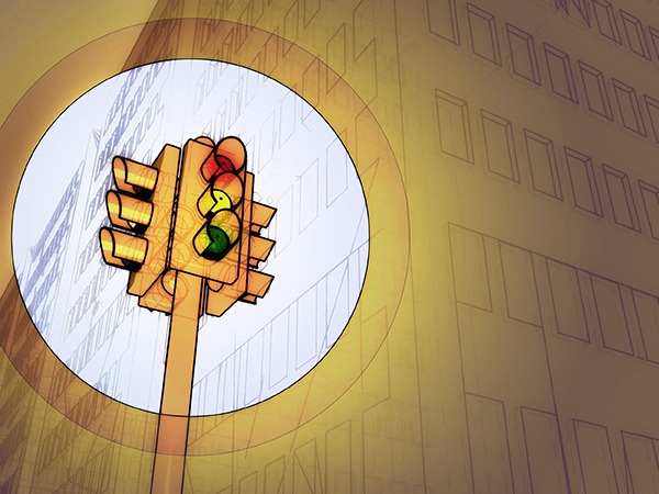 驾车撞坏信号灯逃逸 肇事司机被处行政拘留15天