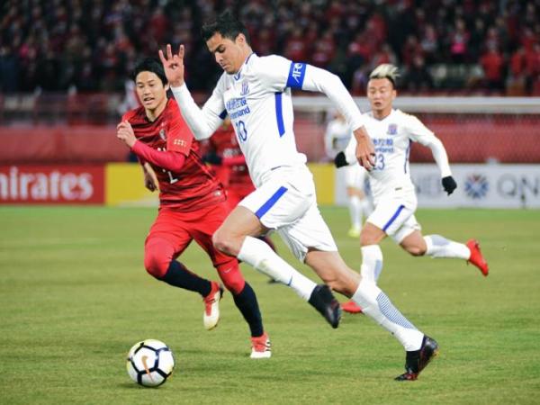 错失压哨绝杀 上海申花客场战平鹿岛鹿角