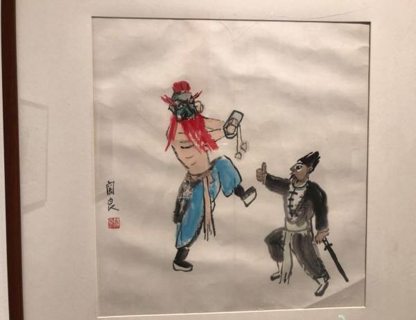 正月十六敲起“水墨锣鼓”：上海展百年来戏曲人物画名家画作