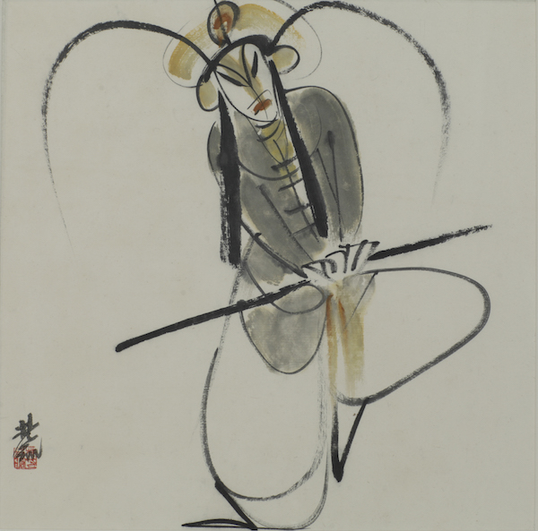 正月十六敲起“水墨锣鼓”：上海展百年来戏曲人物画名家画作