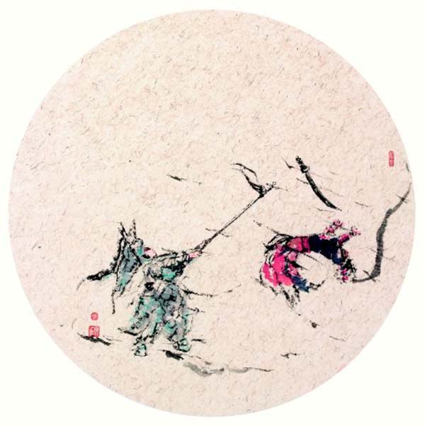 正月十六敲起“水墨锣鼓”：上海展百年来戏曲人物画名家画作