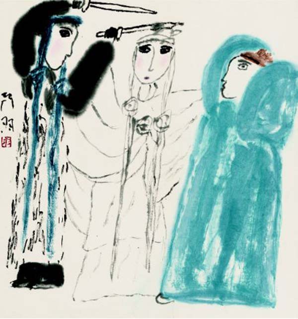 正月十六敲起“水墨锣鼓”：上海展百年来戏曲人物画名家画作