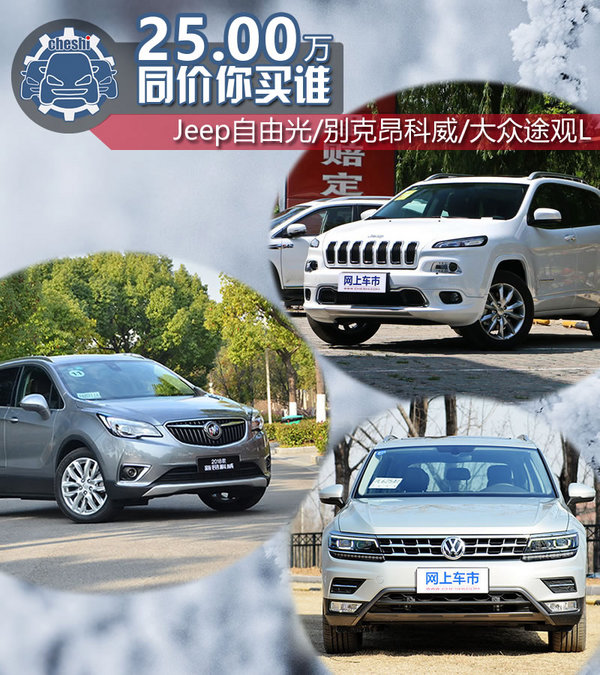 选辆四驱SUV过年 自由光/昂科威/途观L怎么选?