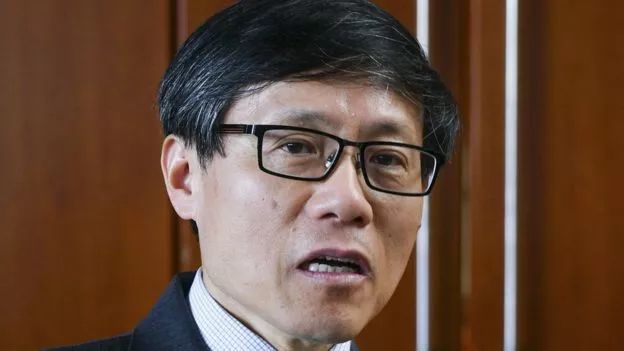 ▲中国驻非盟使团团长旷伟霖(欧洲新闻图片社)