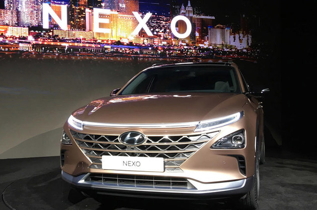 现代全新燃料电池车NEXO 2018 CES展亮相