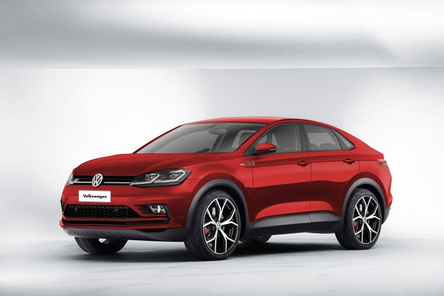 大众i.d. crozz量产版假想图 家族设计风格/搭载双电机