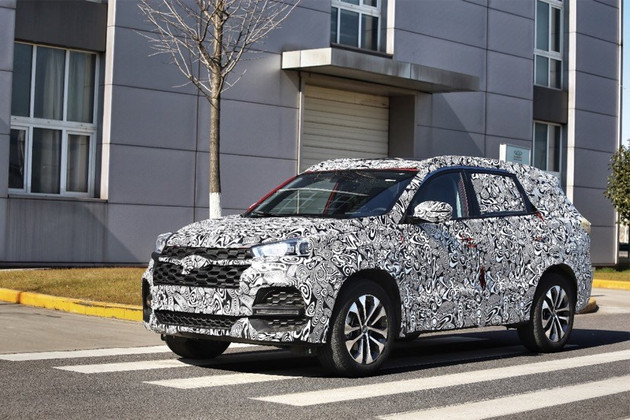 奇瑞全新中型SUV T18实车曝光 7座设计/或2018上半年上市
