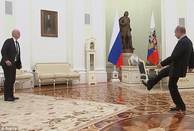 俄罗斯世界杯倒数100天 FIFA发布宣传片:普京