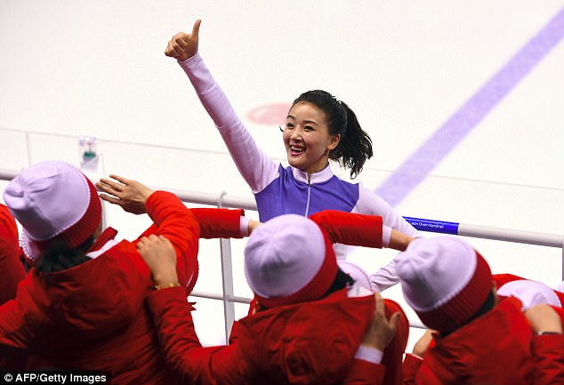 视频| 见到你很高兴 朝鲜拉拉队冬奥赛场唱神曲
