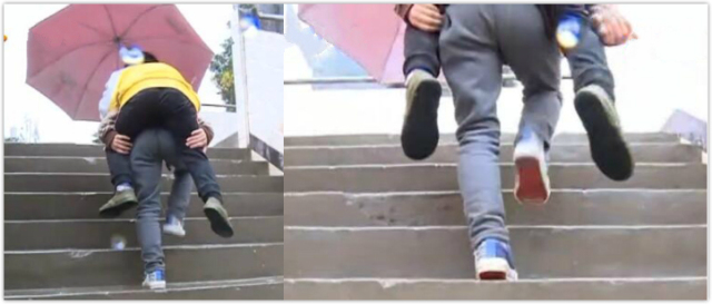 每天背着哥哥上学!云南这九岁女孩的故事,看一