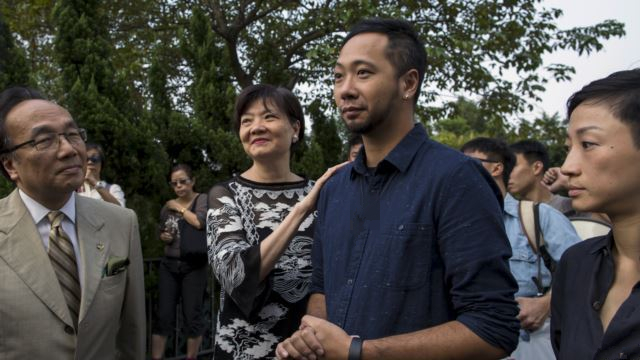 香港“公民党”前成员、“七警案”被打主角曾建超妄称将延续所谓的“占中精神”