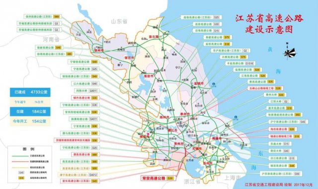 京杭多了一条快速通道,常州至宜兴高速常州段