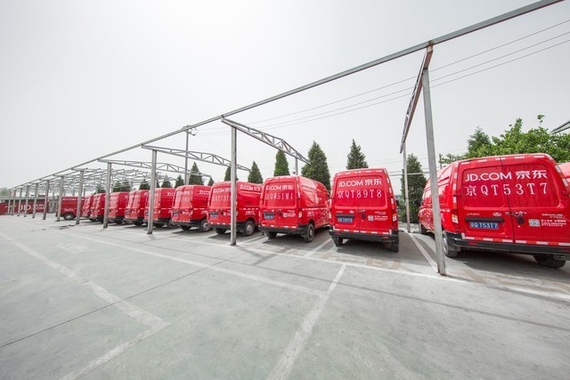 京东:北京自营货车已全部改为电动车|京东|电动