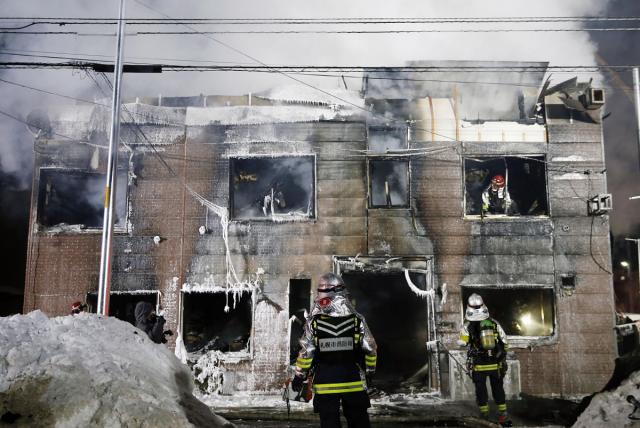 日本北海道一公益建筑物发生火灾致11人死亡