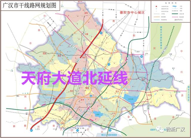 成都地铁23号线延伸线(经彭州到广汉,规划中),成都地铁36号线(经龙潭