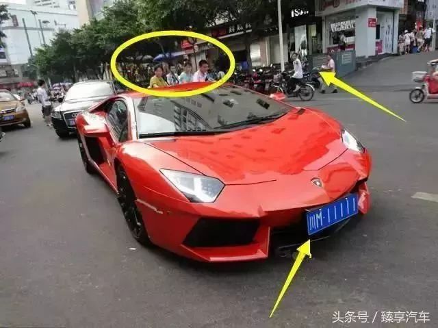 国内最牛的五辆兰博基尼,牛车配牛牌,随便一个车牌就能买辆法拉利?