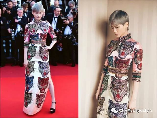 李宇春一身墨绿旗袍侧开叉秀美腿!网友:其实这开叉还可以再高点