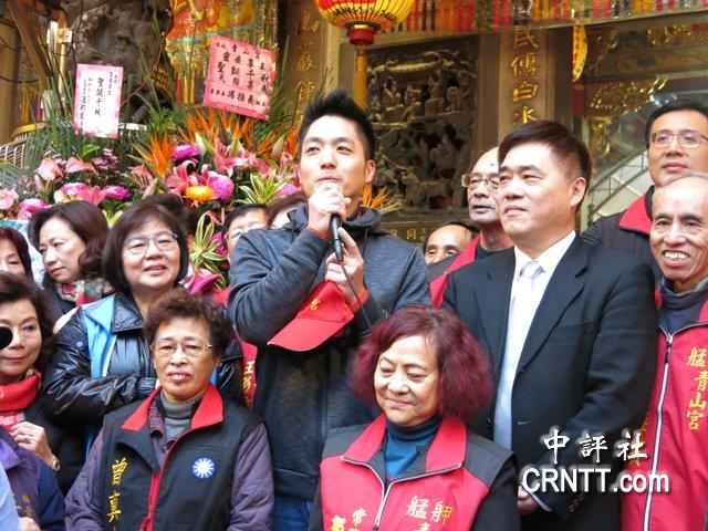 蒋万安(左)与郝龙斌(图片来源:中评社)