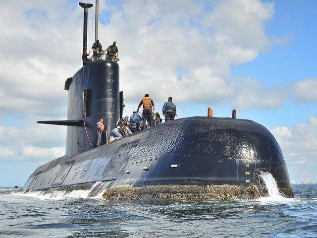 阿根廷海军“圣胡安”号潜艇。（新华/美联）