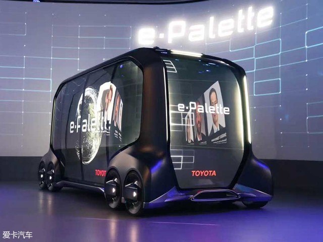 2018 ces 丰田e-palette概念车正式亮相